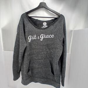 RWB Grit & Grace Sweatshirt/USA /Grunge/Comfy/Patriotic/2X/ Rock/Hip-Hop/Retro